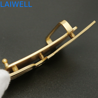 La boucle en acier faite sur commande de luxe de Stailess de boucles de ceinture en métal coupe résistant et durable