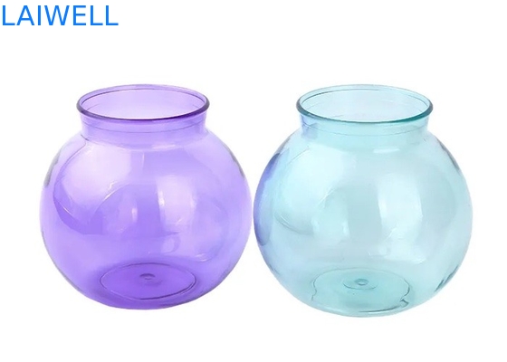 600ML a adapté le récipient aux besoins du client en plastique de vase à ANIMAL FAMILIER avec la résistance chimique et UV élevée
