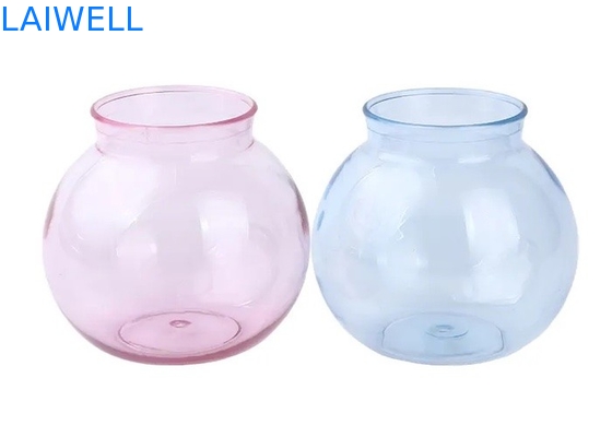600ML a adapté le récipient aux besoins du client en plastique de vase à ANIMAL FAMILIER avec la résistance chimique et UV élevée