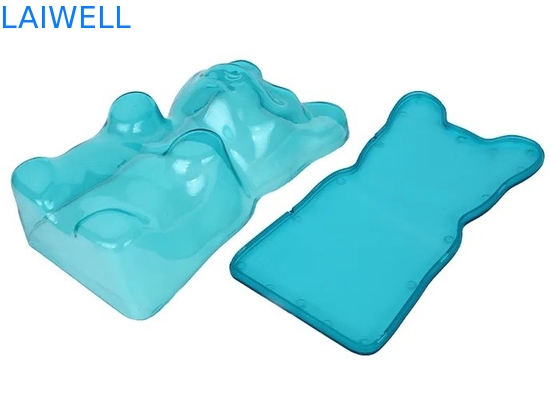 conception faite sur commande d'ours de Custe de la couleur 169G Honey Containers de plastique pour B2B avec la conception adaptée aux besoins du client