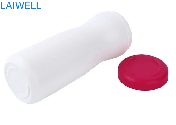 Conteneurs en plastique Cosmo de cylindre du HDPE 800ML rond des bouteilles avec l'impression de couvercle à visser disponible
