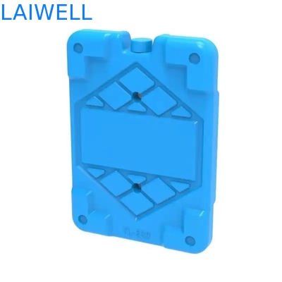 La coutume bleue de bloc de congélateur de glace de bouteille de brique de HDPE pèsent la boîte en plastique de résistance d'humidité élevée