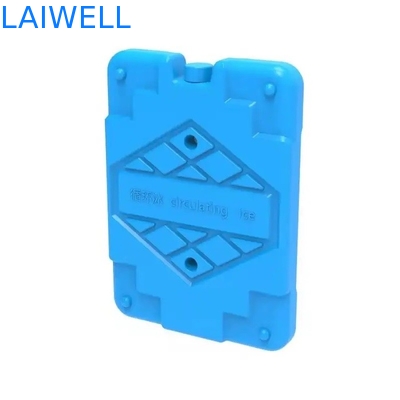 La coutume bleue de bloc de congélateur de glace de bouteille de brique de HDPE pèsent la boîte en plastique de résistance d'humidité élevée