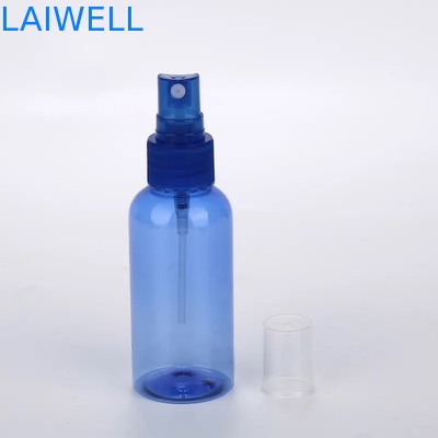 Pot en plastique étanche d'ANIMAL FAMILIER de 60MM de jet biens faits sur commande bleus de bouteille de hauts