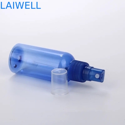 Pot en plastique étanche d'ANIMAL FAMILIER de 60MM de jet biens faits sur commande bleus de bouteille de hauts