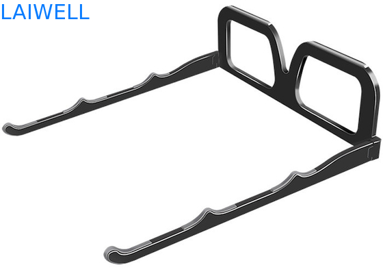Concevez le support en fonction du client en aluminium argenté pliable d'ordinateur portable en métal de support de bloc-notes en verre