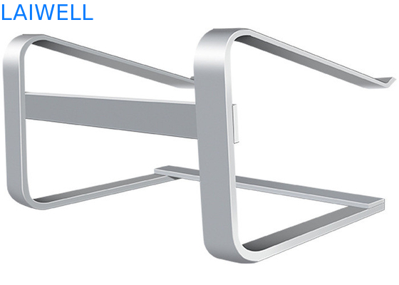 Support de bureau en aluminium argenté d'ordinateur portable en métal de poids léger de 260*230*160MM