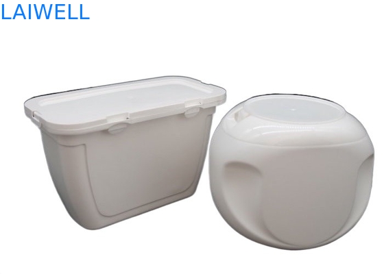 Boîte de rangement détersive durable de bouteille de récipients en plastique de PE de couleur de blanchisserie de boîte blanche de gel