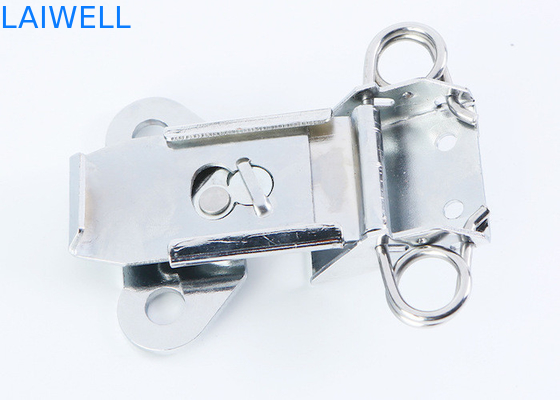 Emballage d'emboutissage sur mesure en métal boîte en bois accessoire de matériel en acier galvanisé fer boucle de fixation amovible