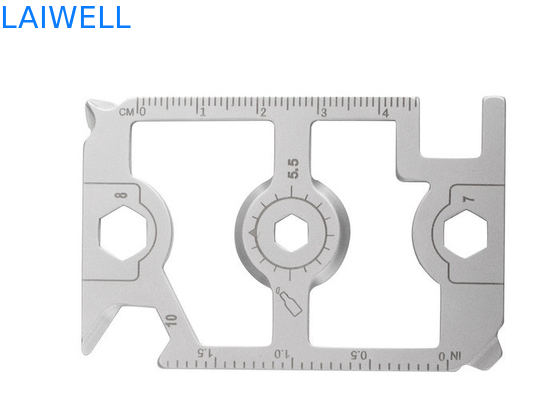 Stampage de précision 70 mm sablage multifonctionnel EDC outil carte couteau fermeture d'acier ouvre-bouteille