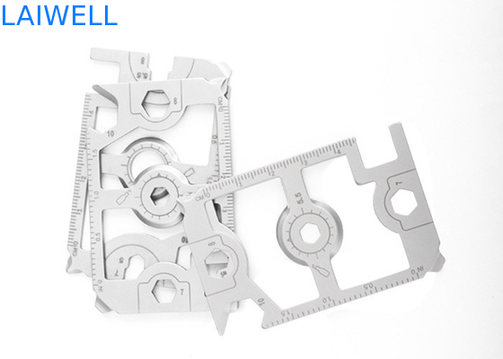 Stampage de précision 70 mm sablage multifonctionnel EDC outil carte couteau fermeture d'acier ouvre-bouteille
