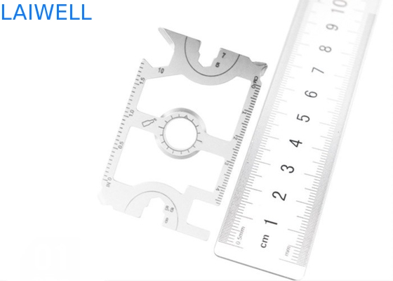 Stampage de précision 70 mm sablage multifonctionnel EDC outil carte couteau fermeture d'acier ouvre-bouteille