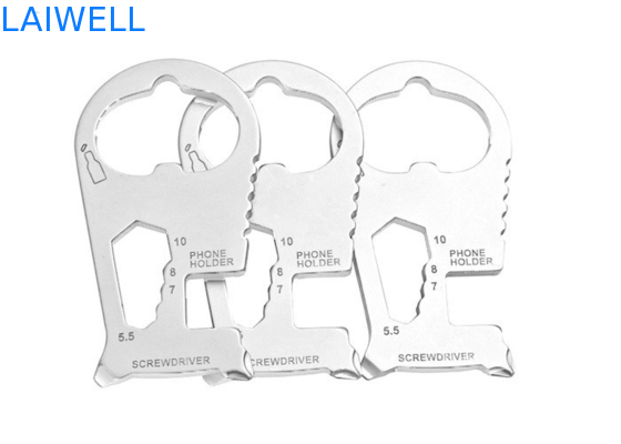 Carte d'outil EDC de 60 mm, ouvre-bouteille multifonctionnel léger et élégant pour votre commodité