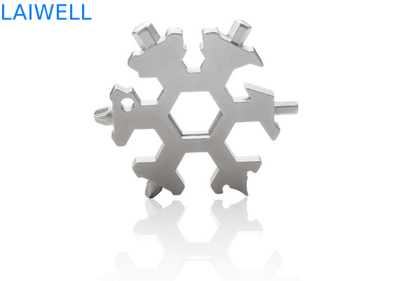 60*60*6MM Carte d'outil EDC en acier inoxydable polyvalent Sablier à sable ouvre-bouteille métallique Conception personnalisée
