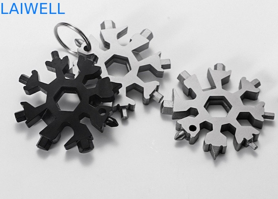 60*60*6MM Carte d'outil EDC en acier inoxydable polyvalent Sablier à sable ouvre-bouteille métallique Conception personnalisée