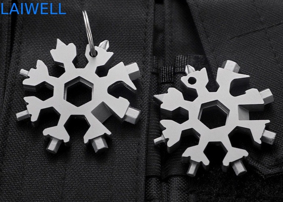 60*60*6MM Carte d'outil EDC en acier inoxydable polyvalent Sablier à sable ouvre-bouteille métallique Conception personnalisée