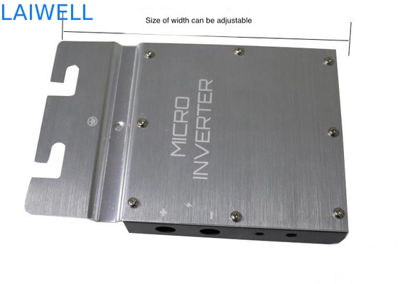 Parties d'usinage à base de métal CNC sur mesure en argent gris aluminium électronique