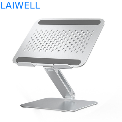 260*230*56MM Portable élévateur pliable en argent en aluminium réglable pour ordinateur portable