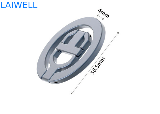 56.5*4MM Porteur d'anneau personnalisé Nouveau support de téléphone portable magnétique ultra-mince en alliage de zinc créatif
