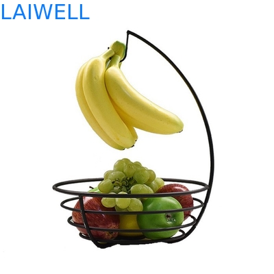 Produits ménagers en métal très vendus 37*27CM Champagne vernis de cuisson Fer Plaque à fruits créative avec design personnalisé