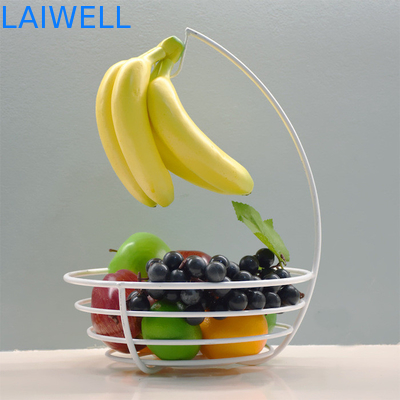 Produits ménagers en métal très vendus 37*27CM Champagne vernis de cuisson Fer Plaque à fruits créative avec design personnalisé