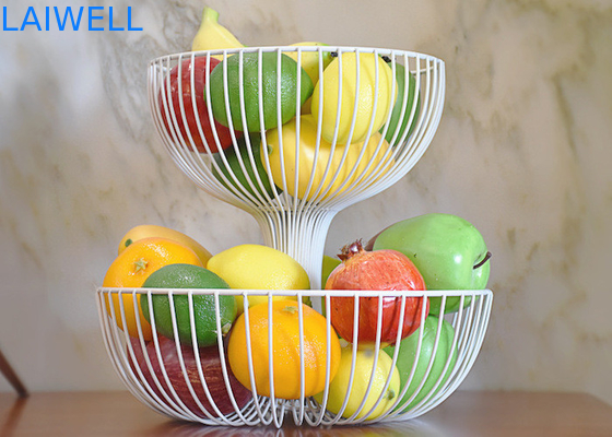 Conception personnalisée cuisson en fer noir plaque de fruits en métal à 2 couches 27*35*24CM