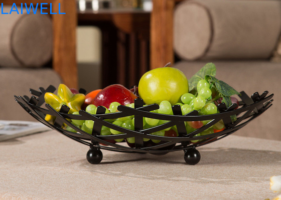 Appareils ménagers en métal personnalisés 35*9CM Bronze cuisson créative plateau de fruits en fer