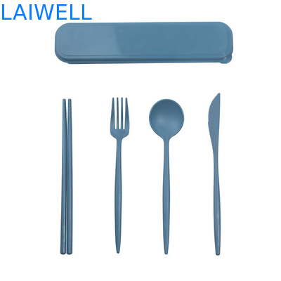 Accessoires de table écologiques légers de qualité alimentaire de paille de blé de fibre de 4 PC