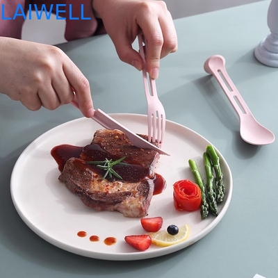 170*40MM Multifonctionnel paille de blé rose 3 en 1 Plateau de table réutilisable Eco accessoires de table légers et adaptés pour la cuisine Peut être utilisé plusieurs fois et facile à transporter et à stocker