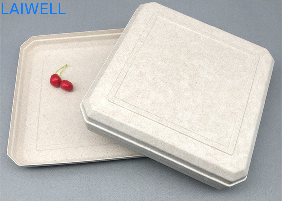 45*45*25MM Couleur beige Boîte de bagages durable EcoPack léger Accessoires personnalisés et réutilisables pour un emballage écologique