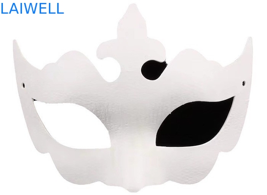 Masque de bagaisse de couleur blanche durable et durable pour être réutilisable et respectueux de l'environnement
