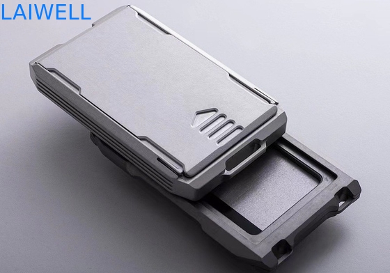 109*64*15mm portefeuille de carte en aluminium RFID personnalisé Simplifiez votre vie avec cette solution de stockage compact