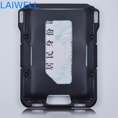 EXW Délai de livraison Carte de portefeuille en aluminium avec bande de silicone et design de luxe