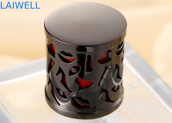 Modèle personnalisé Modern Zinc Alloy Die Casting Machining CNC Bouteille de parfum avec finition de placage