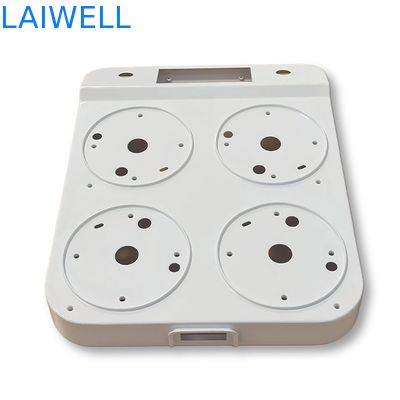 Usinage de tôle professionnelle, poinçonnage CNC et soudage MIG, équipement médical en acier inoxydable, découpe laser