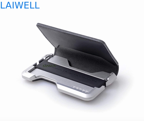 Carte en aluminium personnalisable Portefeuille d'usinage CNC Protection RFID par anode oxydante