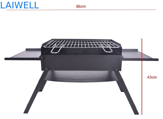 Le barbecue d'acier au chrome du poids léger 45*30*30cm grille les grils campants portatifs de barbecue