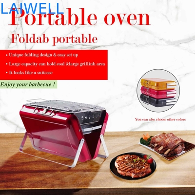 40.5*27.5*9cm le camping portatif Oven Foldable Charcoal Grill d'acier au chrome