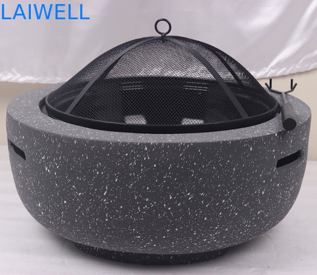 Puits portatif de barbecue de la conception 59.5*34.5cm de MgO de gril en acier en pierre de barbecue