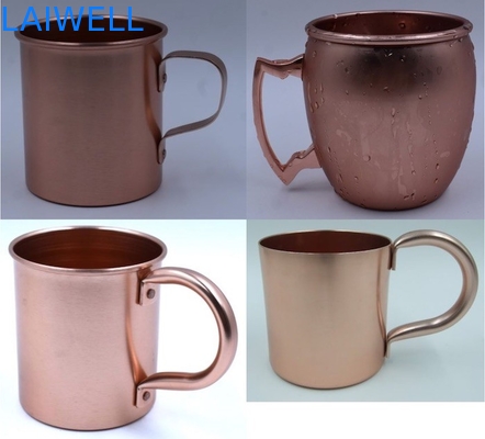 Tasses de bière en aluminium de anodisation classiques des articles de ménage 400ML en métal de 1.0mm