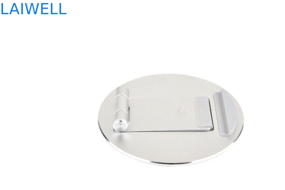 Support ergonomique se pliant mince de téléphone portable de support d'ordinateur portable en métal de 147*147mm