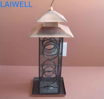 OEM de soutien de conducteur d'oiseau en métal de fer de preuve de rouille/de conducteur de Chambre oiseau de jardin