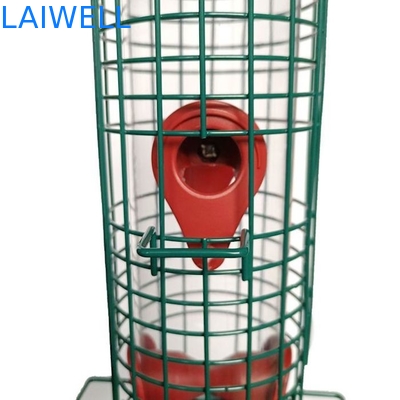 Écureuil soudé vert de Mesh Hanging Bird Feeders Automatic de fil d'acier anti