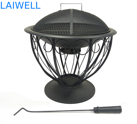 Le barbecue en acier du jardin 51*51*53cm grille le style campagnard américain