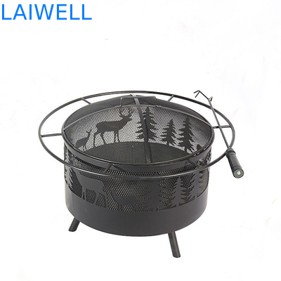 Le chauffage de fil en métal autour du barbecue d'acier inoxydable grille 552*550*550mm