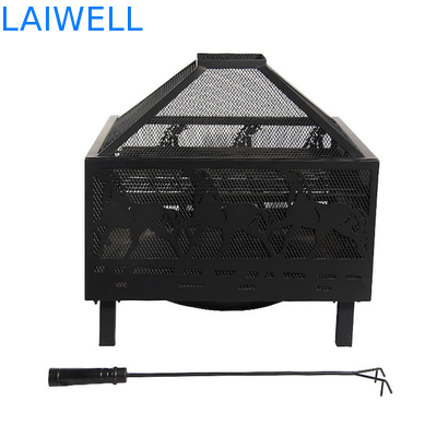 Le fil adapté aux besoins du client a soudé le barbecue en acier grille le puits mis le feu en bois de barbecue en métal