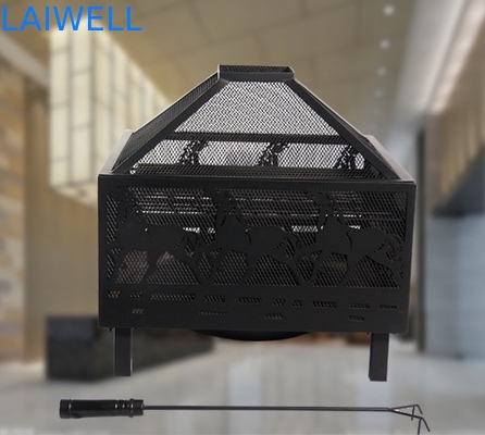 Le fil adapté aux besoins du client a soudé le barbecue en acier grille le puits mis le feu en bois de barbecue en métal