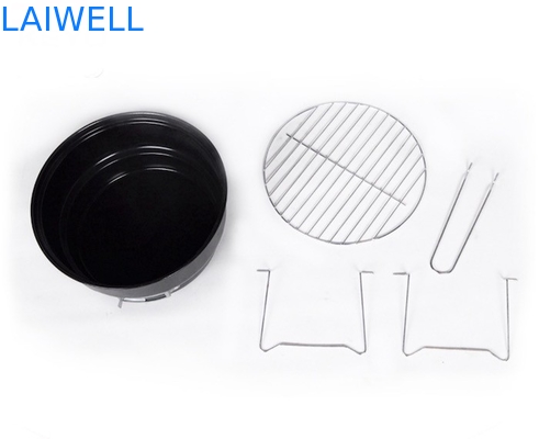 Métal emboutissant les grils en acier Mini Portable Oven extérieur de barbecue de 25.6*21.5cm