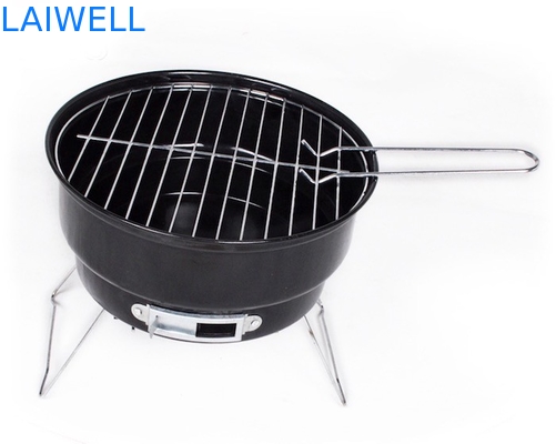 Métal emboutissant les grils en acier Mini Portable Oven extérieur de barbecue de 25.6*21.5cm