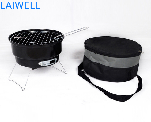 Métal emboutissant les grils en acier Mini Portable Oven extérieur de barbecue de 25.6*21.5cm